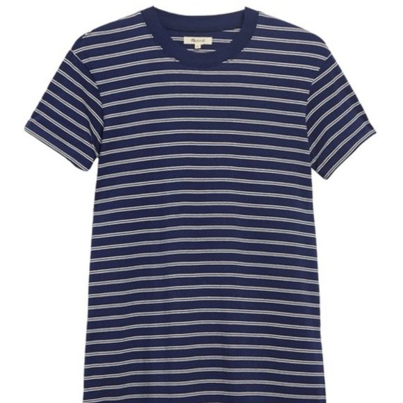 Madewell Dresses & Skirts - NEW Madewell | Tina Stripe T-Shirt Dress